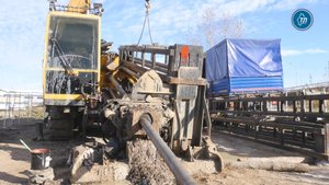 Дюкер протяженностью 200 метров начали протягивать под руслом реки Туры