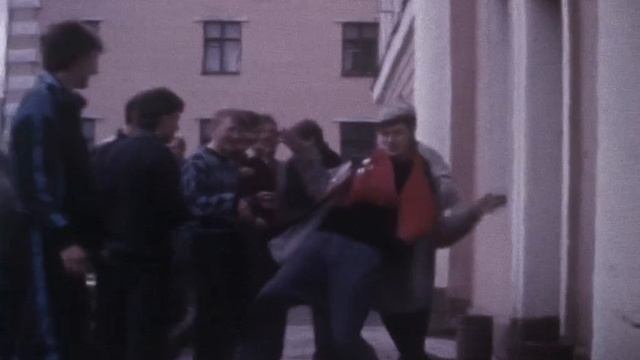 Брянский строительный техникум. 1991 г. Старый корпус.