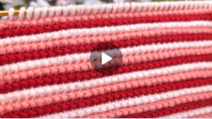 Узор крючком в тунисской технике вязания 🙂 #тунисскоевязание #всевжизнисвязано #вязаниекрючком