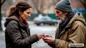 Женщина заметила замерзающего бомжа  дала ключи от дачи.А потом пришла без  предупреждения