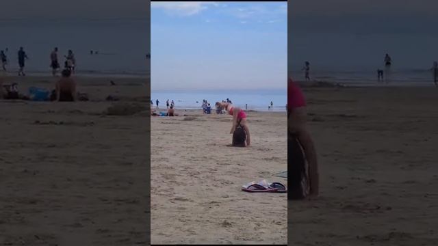 Gymnastics At The Beach Part Three