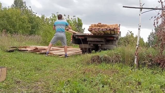 Строим сарай. 5 месяцев за 4 минуты