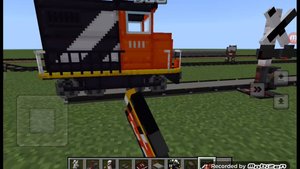Один из лучших модов на поезда в Minecraft PE