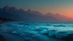 Deep Chill Music ~ Sunset Ocean Waves for Focused Deep Work & Study Flow