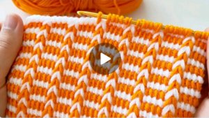 Узор крючком в тунисской технике вязания 🙂 #тунисскоевязание #всевжизнисвязано #вязаниекрючком