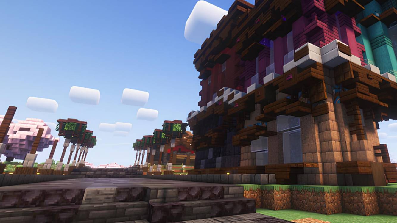 Продолжаю играть в майнкрафт сервер МайнКантри.