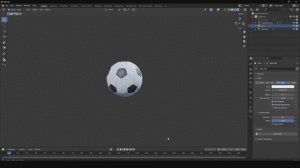 Создайте футбольный мяч в Blender