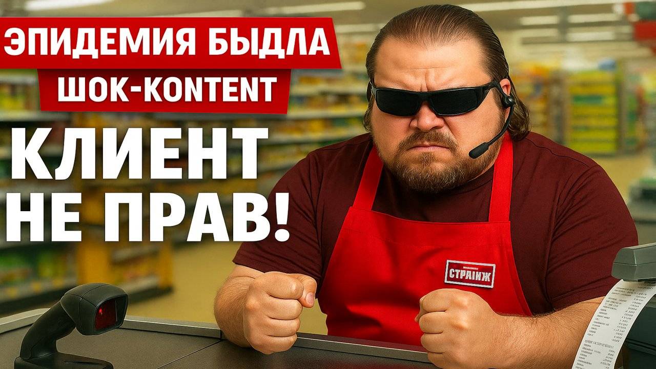 ЭПИДЕМИЯ БЫДЛА: КОГДА КЛИЕНТ НЕ ПРАВ. ШОК-КОНТЕНТ ИЗ МАГАЗИНОВ, В КОТОРЫЙ СЛОЖНО ПОВЕРИТЬ.