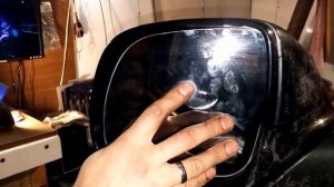 #023(2) установка зеркального элемента audi Q7