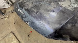 Удаляем краску с капота смывка краски APS -M10