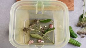 Малосольные огурцы на скорую руку