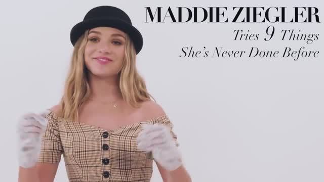 Maddie Ziegler Tries 9 Things She's Never Done Before _ Allure