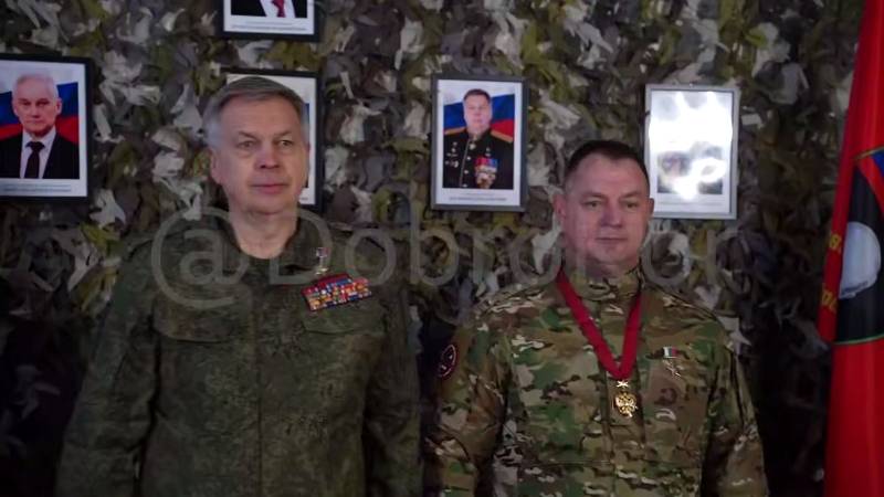 Награждение бойцов и командиров бригады 