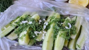 Малосольные огурцы за 2 часа