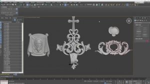 Разъединяем на части не разборную модель, выдавливаем текст, засечки на резьбе в 3ds Max