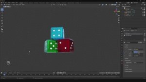 Сделайте игральные кости в Blender | №33