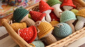 Мастер-класс Вязаный гриб мухомор