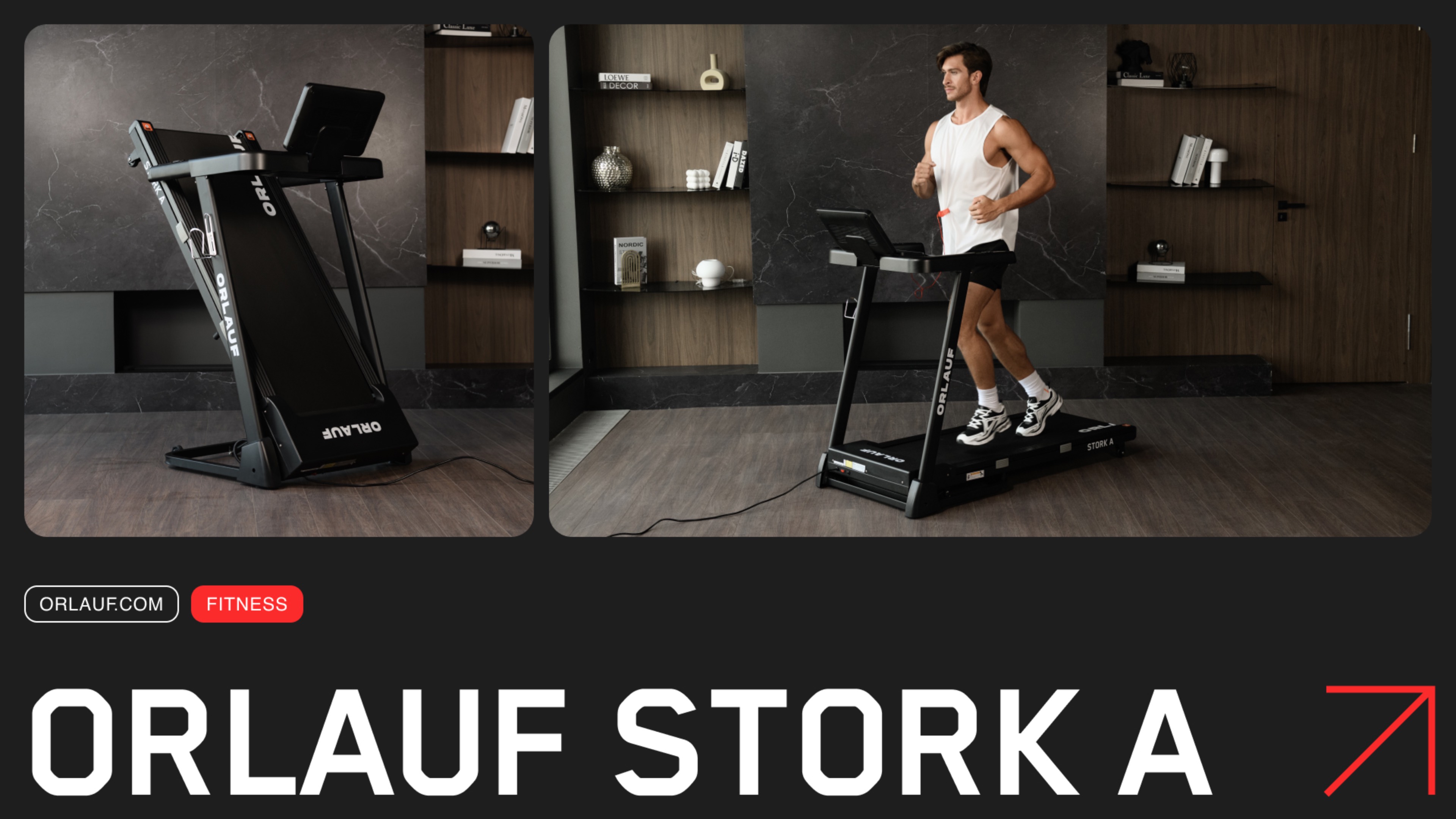 Orlauf Stork A —  беговая дорожка, сочетающая компактность и эффективность.