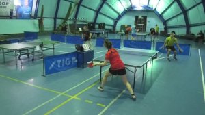 Гуреев А. (536) - Шамахова Д. (419) настольный теннис 04.10 турнир памяти Ильи Красненького