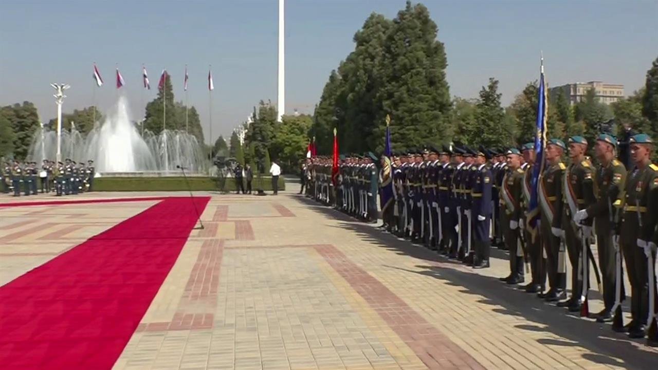 В Таджикистане с государственным визитом находится Владимир Путин