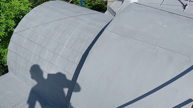 Гидроизоляция фальцевой кровли жидкой кровлей Кровелин Про.