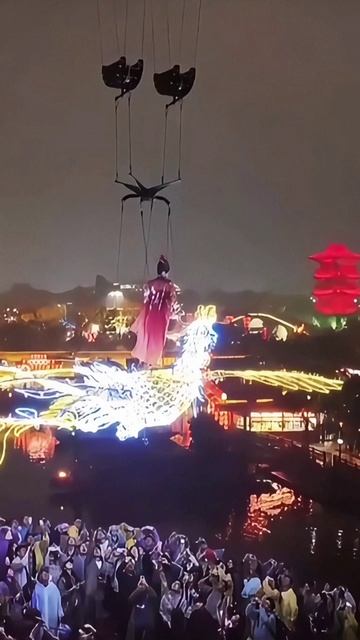 ✨ Сказка Праздника середины осени в Хэнани! 🦋🌕