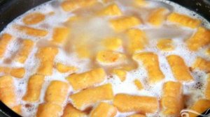 Ньокки из сладкого картофеля с сырным соусом