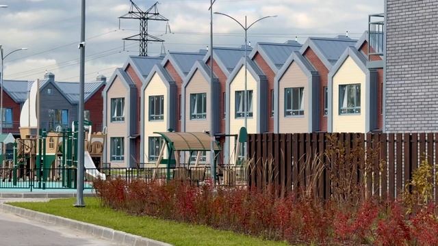Использование фиброцементного сайдинга в жилом комплексе «Новые кварталы Петергофа».