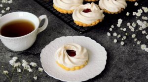 Песочное печенье с меренгой