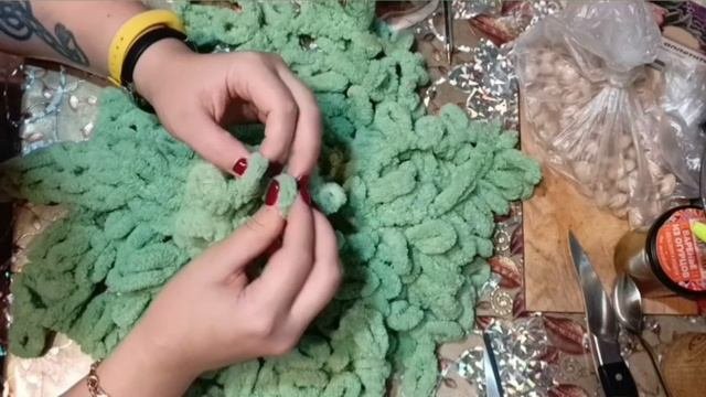 Шарф из Alize Puffy (Ализе Пуффи)