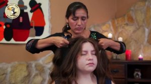 ASMR hair playbrushing massage with Esperanza for tingles, relaxation & sleep 😌