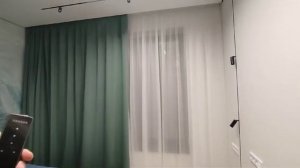 Электрокарнизы Glydeaс приводом A OK  с ручным карнизом для тюля  SVIL  1