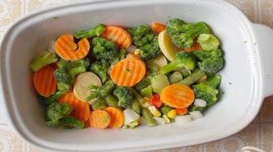 Нототения запеченная с овощами