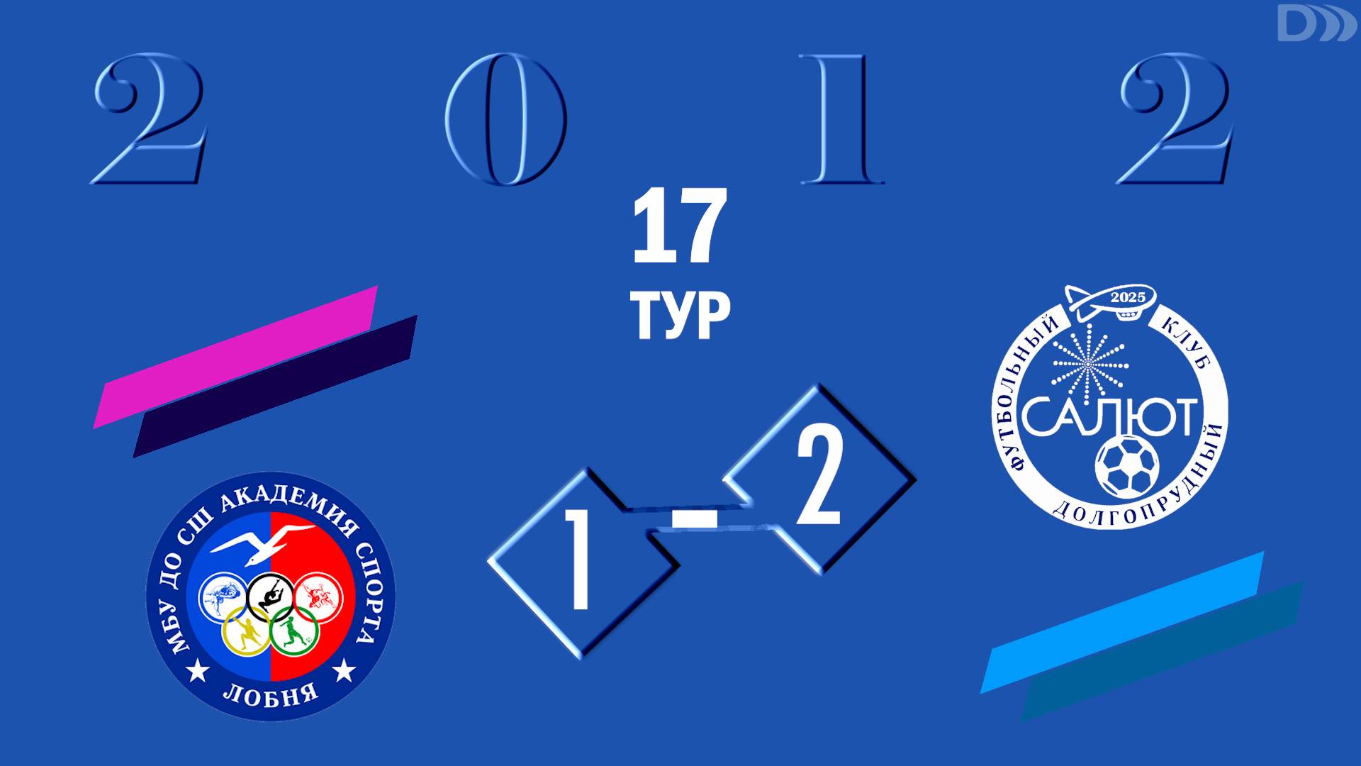 ФК Лобня  1-2  ФСК Салют 2012