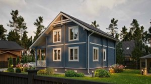 3D визуализация дома из бруса | Unreal Engine 5