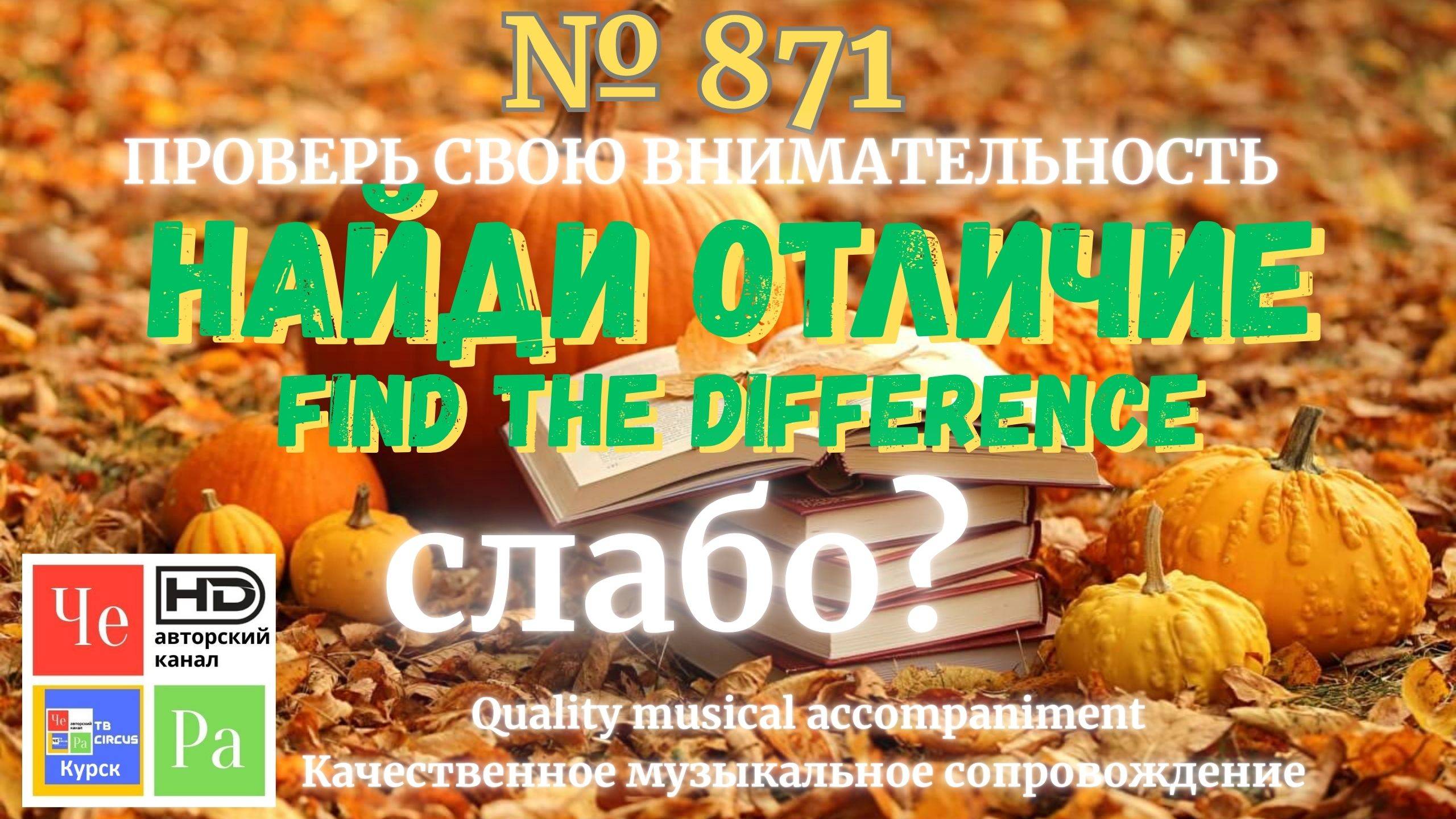 Найди отличие  Spot the Difference _ выпуск  871