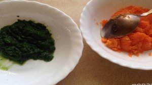 Морковно-шпинатное суфле