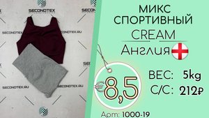1000-19 #2957 Микс спортивный Крем Всесезон Англия