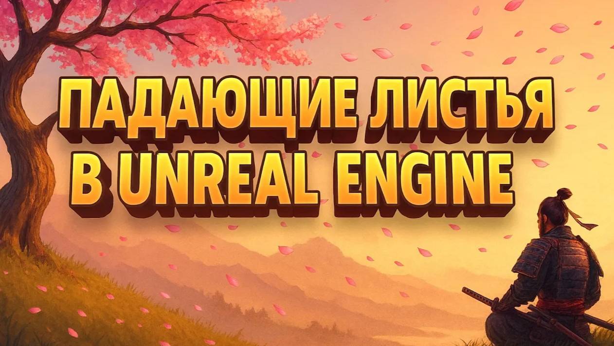 Как создать падающие листья в Unreal Engine?