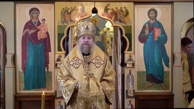 Проповедь митрополита ЛЕОНТИЯ  в храме во имя св. апостола и евангелиста Иоанна Богослова с. Петино