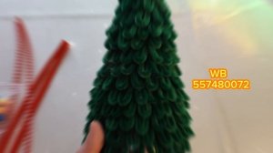 Видео инструкция по сборке елочки из синельной проволоки