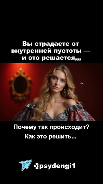 авы страдаете отвнутреней пустоты