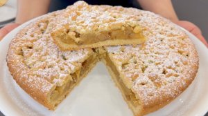 Яблочно-ореховый ТАРТ...🥧🍎🌰😋    Рецепт в описании ✍️