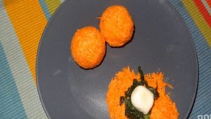 Морковные шарики