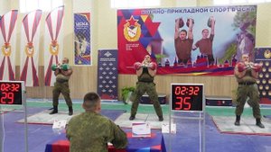 Толчок гирь 32 кг 5 минут Иван Денисов Чемпионат Вооруженных Сил России по гиревому спорту