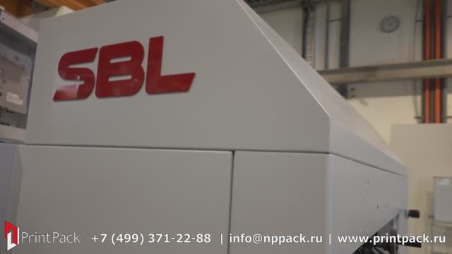Позиционирование автоматического пресса для горячего тиснения фольгой и высечки SBL смотреть онлайн