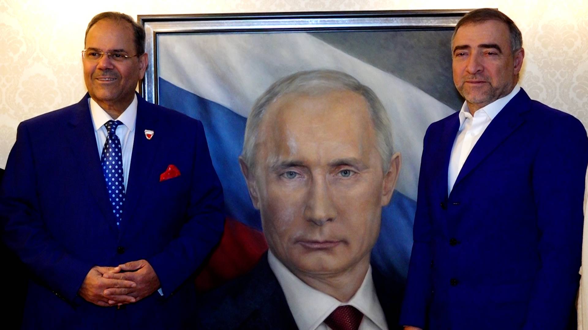 Торжественный прием в честь дня рождения Президента Владимира Путина в посольстве Бахрейна