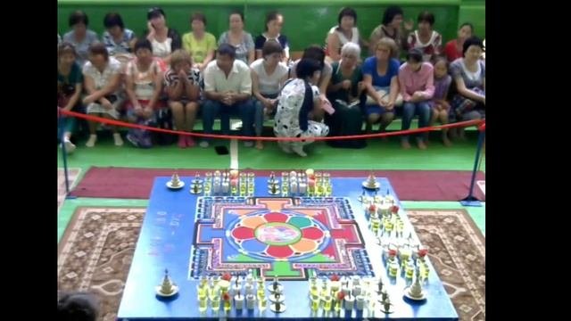 Мандала Зеленой Тары построеная в Улан-Холе(8-12 июня 2016) 12.06.2016