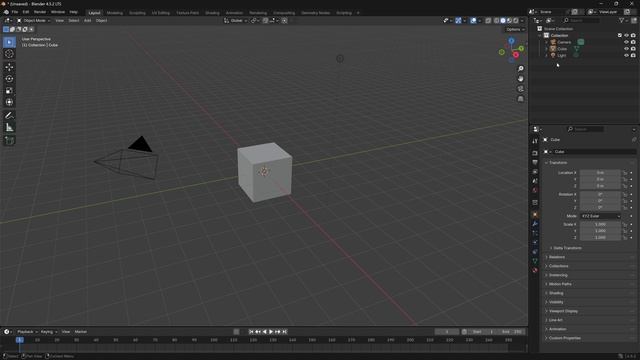 1.1 - Введение в курс загрузка и настройка Blender