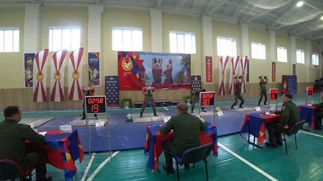 Длинный цикл до 75 кг Чемпионат ВС РФ по гиревому спорту 2 группа 2025год